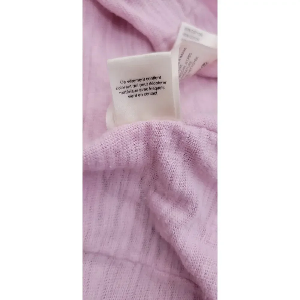 Free People We The Free Everyday Layering Knit Top Pink Small OB 1582226
